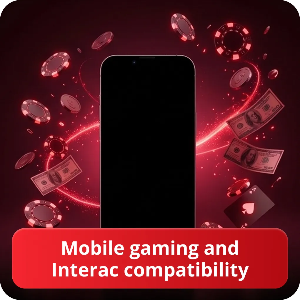 Mobile gaming and Interac compatibility