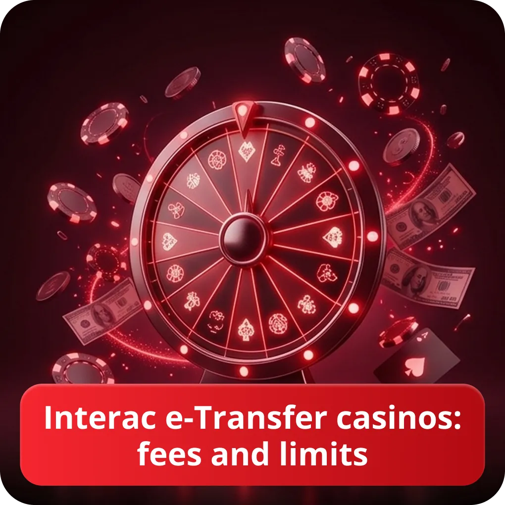 Interac e-Transfer casinos: fees and limits